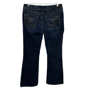 Silver Jeans Co Suki Surplus Bootcut Dark Wash‎ Jeans Womens W32 L30 Mid Rise thumbnail 5