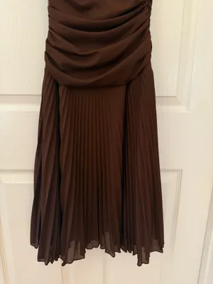 Brown Halter Dress Size M thumbnail 2