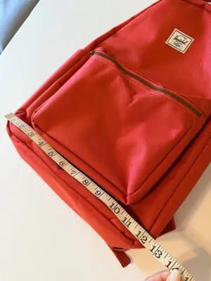 Herschel coral red medium sized backpack, laptop backpack, New! Orange thumbnail 7