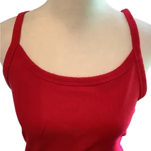 No Boundaries Ribbed Tank Top in Bold Red Brand New Never Worn 🖤 thumbnail 4