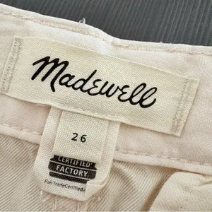 Madewell Garment-Dyed Low-Slung Straight Cargo Pants Cream‎ Vintage Linen 26 thumbnail 11