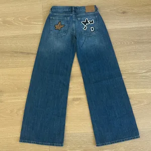Aeropostale Jeans Super Low Rise Ultra Wide Leg Size 000 Reg Blue` thumbnail 5