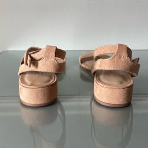 Cushionare Nude Suede Block Heel Sandals – Memory Foam – Size 8.5 – Excellent Condition thumbnail 6