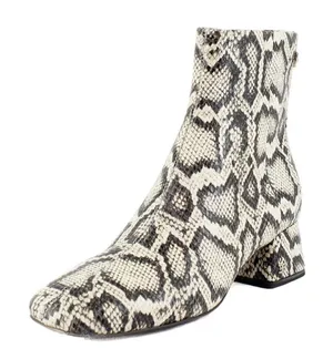 Sam Edelman Women's Paige 2 Gray Snake Print Size 6 Bootie thumbnail 1