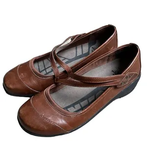 ABEO Smartsystem 3595 Brown Leather Mary Jane Shoes Size 8.5 thumbnail 2