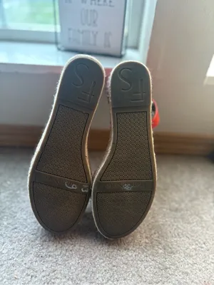 Franco Sarto Red Snake Embossed Espadrille Platform Sandals 8.5 thumbnail 9