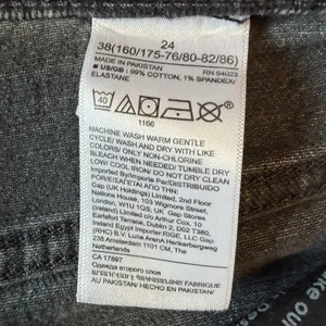 Banana Republic Sz 24‎ High Rise Shorts Black Denim Cutoffs Summer Casual thumbnail 3