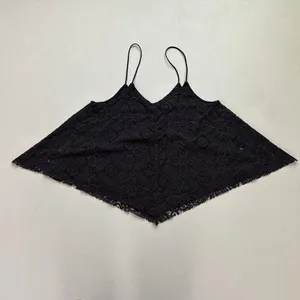 American Eagle Black Lace Handkerchief Cami Top Size S Boho thumbnail 2