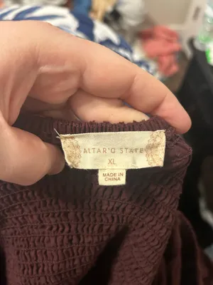Altar'd State Maroon Dress thumbnail 5