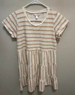 LC Lauren Conrad Striped Tshirt Dress thumbnail 1