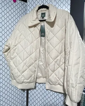 Brand New White Bomber Jacket thumbnail 4