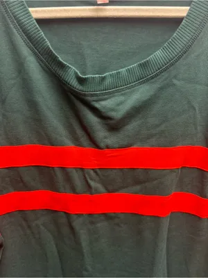 FP Free People NWT Oversized Small Post Up Layer Top In Green Rugby Style thumbnail 3