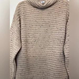 Madewell Women’s Belmont Mock Neck In Donegal Blush Sweater Size L‎ thumbnail 6