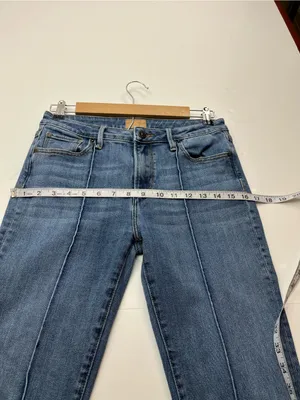 Driftwood Rosie Womens Blue Flare Denim Jeans Size‎ 27 Boho Bohemian Pockets thumbnail 7
