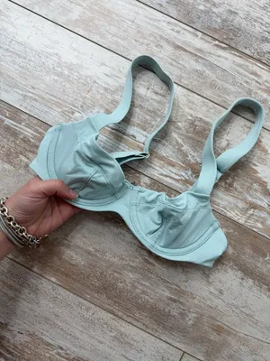 Victoria’s Secret Shimmery Blue Underwire Bikini thumbnail 3