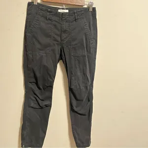 Aritzia TNA HEROIC PANT Cuffed Cargo Black Joggers Pants Size 2 thumbnail 2