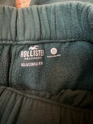 Hollister dark green cuffed sweatpants thumbnail 4