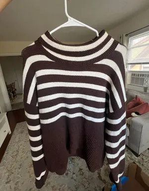 Target striped turtle neck sweater  thumbnail 2