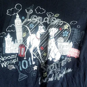 DISNEY Epcot World Showcase 101 Dalmatians Spotted at United Kingdom T-Shirt S thumbnail 4
