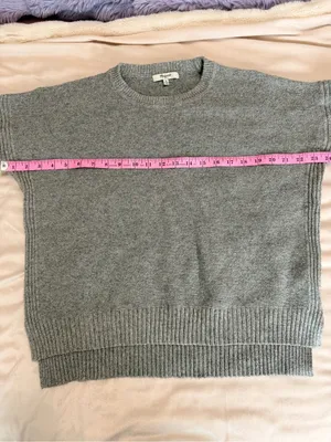 Madewell Light Gray Crewneck Sweater thumbnail 5