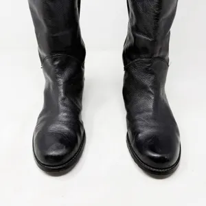 [Stuart Weitzman] Black Leather Accummulate Tall Knee High Riding Boots Size 7.5 thumbnail 7