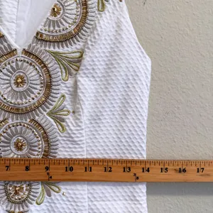 Lilly Pulitzer Gabby Shift Dress Womens 0 Resort White Seersucker‎ Bridal Preppy thumbnail 16