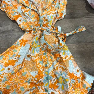 &Merci orange‎ and blue mini dress size S thumbnail 4