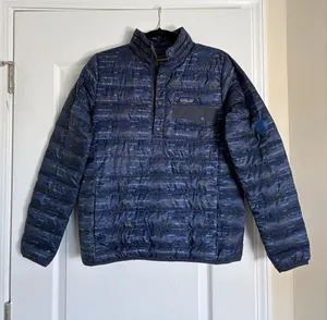 Women's Patagonia Down Snap-T Pullover Size S blue thumbnail 1
