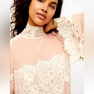 We Are HAH x Revolve Queen 4 A Day Lace Chiffon Bodysuit in Copper Rose size XS thumbnail 16