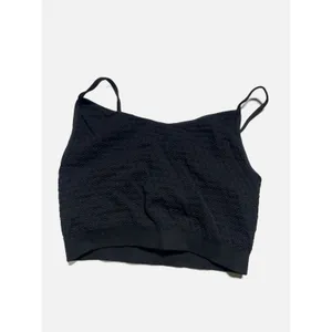 Nikibiki‎ Camisole Top Womens O/S Black Diamond Textured Seamless NS Bralette thumbnail 2