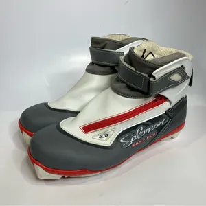 Salomon Siam 7 pilot performance touring‎ ski boots women's size 9 white thumbnail 4