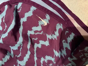 Nike print blue and purple dri fit shorts thumbnail 3