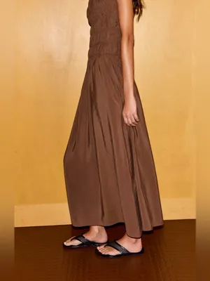 Nwt Zara Voluminous Midi Dress Size S thumbnail 3