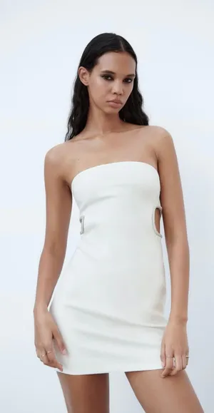Zara White Dress thumbnail 1