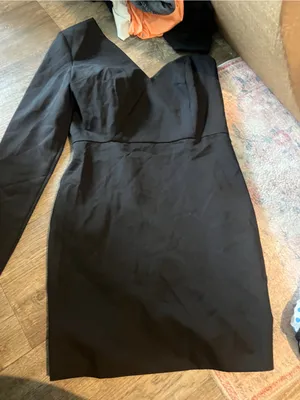 Do + be black one shoulder mini dress thumbnail 3