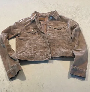 American Eagle Tan Corduroy Jacket XS thumbnail 1