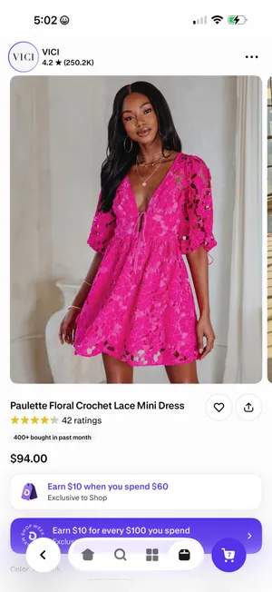 VICI Floral Dress thumbnail 1