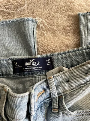 Hollister Light Wash Ripped Jeans thumbnail 5