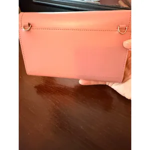 Kate Spade Wallet Women OS Pink Leather‎ Bifold Phone Case Clutch Burgundy thumbnail 9