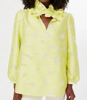Tuckernuck Lemon Floral Blouse thumbnail 1