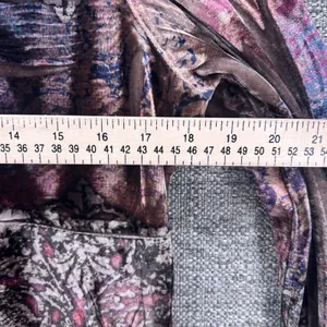Style & Co Vintage Whimsigoth‎ Velvet Blouse Purple Medium thumbnail 14