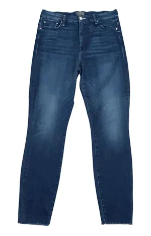 Mother High Waisted Looker Ankle Fray Women 31 Blue Good Tongue And Chic Skinny thumbnail 1