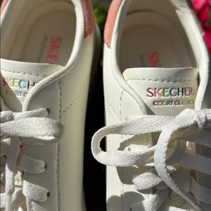 Skechers white rainbow multi Eden LX court sneakers thumbnail 3