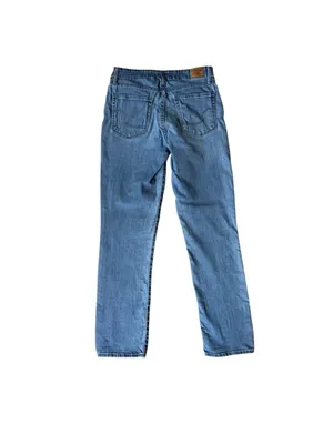 Levi Strauss mid rise slim light wash blue denim jeans women's size 6M thumbnail 2