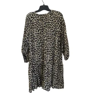 H&M Cheetah Print Swing Mini Dress Size M‎ thumbnail 2