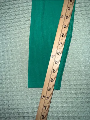 Alo Yoga Ribbed High-Waist 7/8 Blissful Leggings XS thumbnail 2