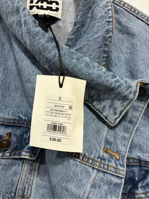 Light Denim Asymmetrical Jean Jacket - Women thumbnail 4