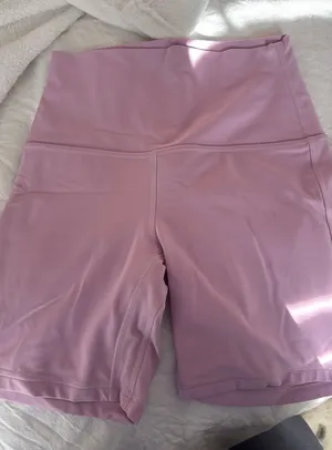 Pink Lululemon Biker Shorts thumbnail 1