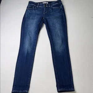 BKE Dark Blue Women's Skinny Jeans thumbnail 3