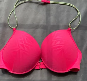 PINK bikini top thumbnail 1